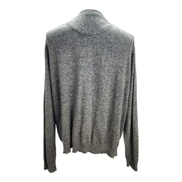 Nordstrom Cashmere Blend Sweater Men’s XL Black V Neck Lightweight Pullover Dad - Picture 3 of 11